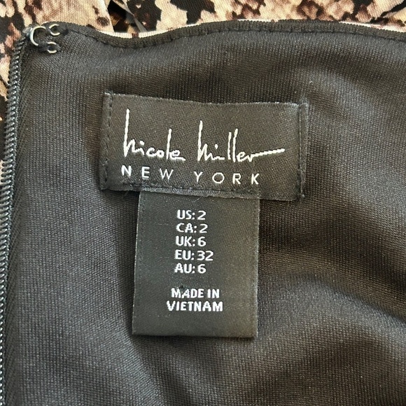 Nicole Miller NY Python Print Jersey Sleeveless Cropped Wide Leg Jumpsuit Size 2 - Picture 10 of 14